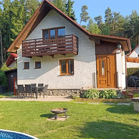 Chata Marecek - V Lesni Osade U Reky Luznice Skalice Exterior photo